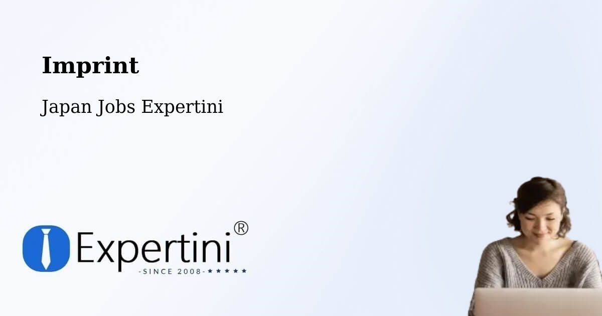 Imprint – Kamagaya Shi - Japan Jobs Expertini